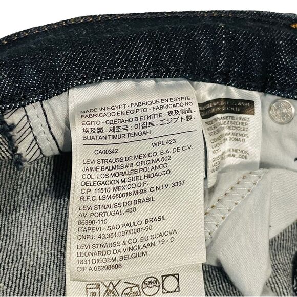 Levi's 515 Dark Wash High Rise Bootcut Jeans - Size 4 - Picture 10 of 16